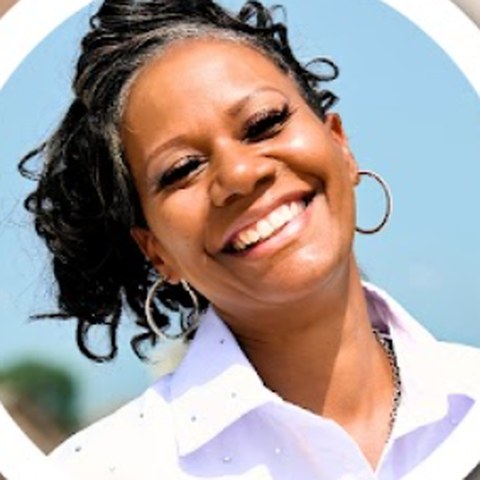 Terrie Beeman, founder of Fight to Win Marriages, smiling outdoors